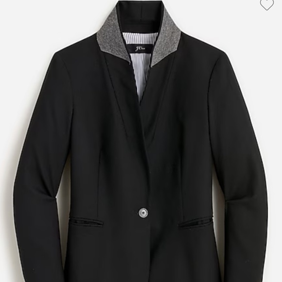 NEW JCREW Parke blazer in wool flannel Size 00 - Picture 3 of 7